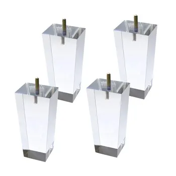 4Pcs/Set 120mm Acrylic Furniture DIY Legs Clear Glass Bookcase Feet for Coffee Table End Tables Sideboard Buffets Footstool Cabi
4Pcs/Set 120mm Acrylic Furniture DIY Legs Clear Glass Bookcase Feet for Coffee Table End Tables Sideboard Buffets Footstool Cabi