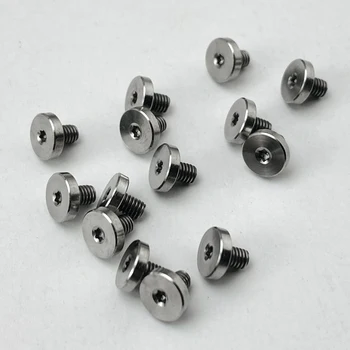 10pcs M2.5 titanium alloy folding knife screw accessories DIY knife handle screw flat head torx screw folding knife nail
10pcs M2.5 titanium alloy folding knife screw accessories DIY knife handle screw flat head torx screw folding knife nail