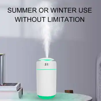 Mini Air Humidifier USB Charging Desktop Humidifier with 7 Color Light for Car Home White
Mini Air Humidifier USB Charging Desktop Humidifier with 7 Color Light for Car Home White