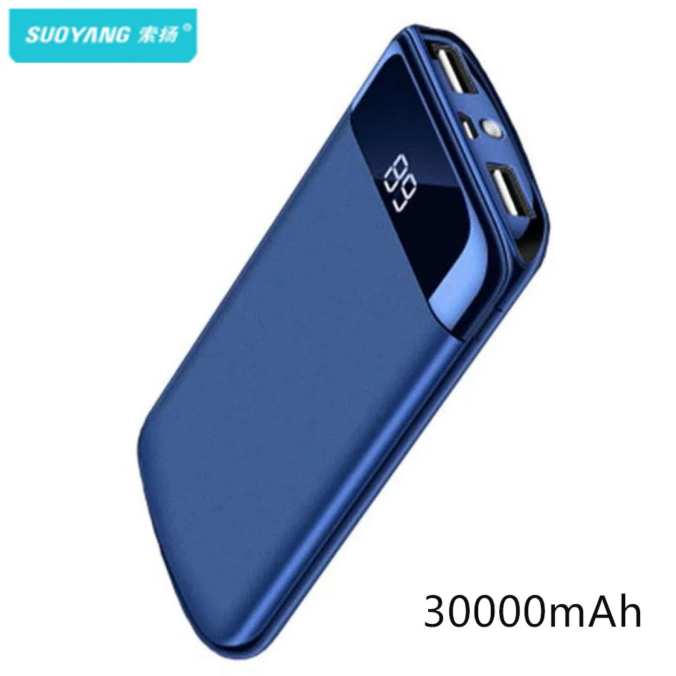 30000mah Power Bank External Battery PoverBank 2 USB LED Powerbank Portable Mobile phone Charger for Xiaomi MI iphone Xs huawei
30000mah Power Bank External Battery PoverBank 2 USB LED Powerbank Portable Mobile phone Charger for Xiaomi MI iphone Xs huawei