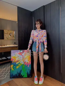 W05156 Fashion women's Blouses & Shirts 2020 Runway Luxury famous Brand European Design party style women's Clothing
W05156 Fashion women's Blouses & Shirts 2020 Runway Luxury famous Brand European Design party style women's Clothing