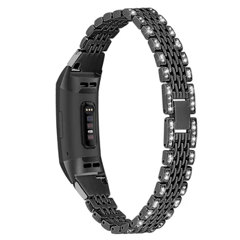 SOONHUA Rhinestone Watch Band Strap Stainless Steel Watch Bands Bracelet For Fitbit Charge 3 Watch Accessories
SOONHUA Rhinestone Watch Band Strap Stainless Steel Watch Bands Bracelet For Fitbit Charge 3 Watch Accessories