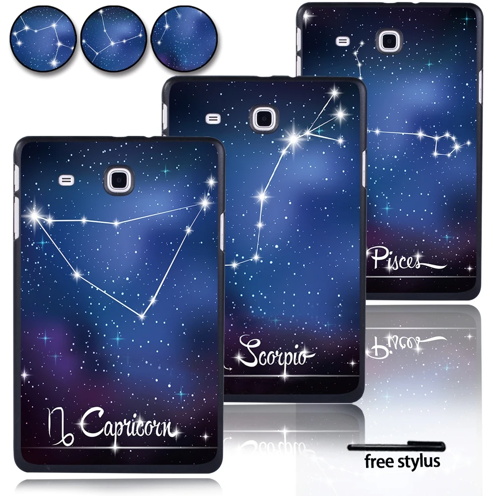 Shockproof Hard Shell Tablet Protective Case for Samsung Galaxy Tab E T560 T561 9.6" with Starry Pictures of 12 Constellations
Shockproof Hard Shell Tablet Protective Case for Samsung Galaxy Tab E T560 T561 9.6" with Starry Pictures of 12 Constellations