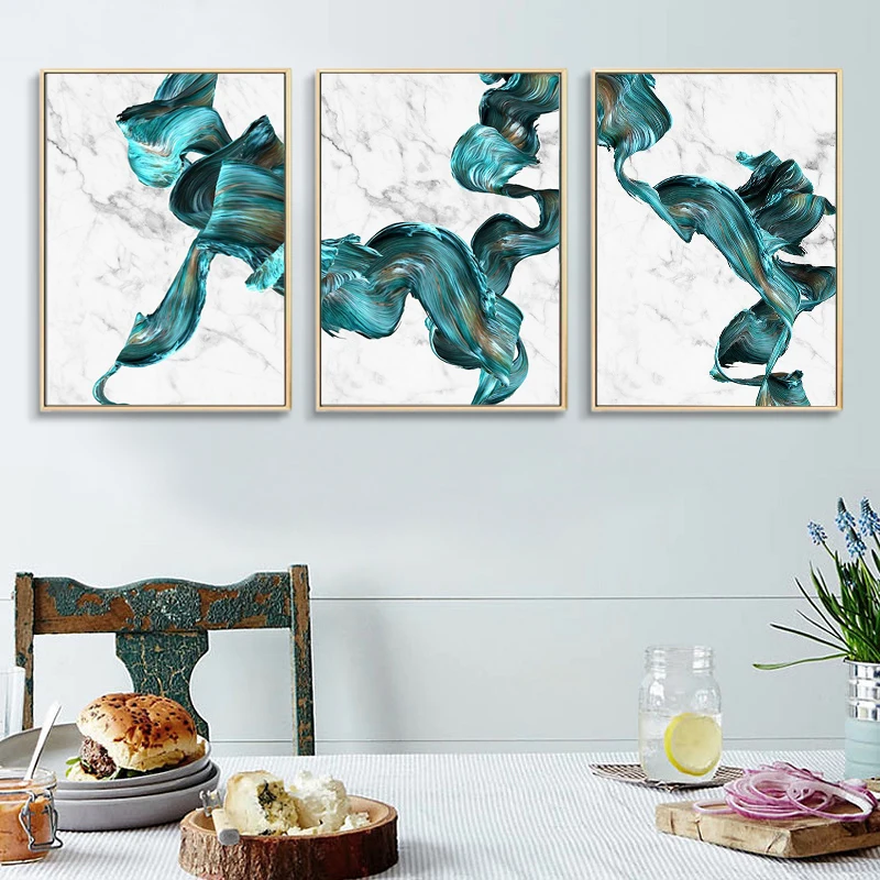 Marble Abstract Print Wall Art Canvas Painting Green and White Posters Turquoise Home Decor Living Room Decoration Unframed
Marble Abstract Print Wall Art Canvas Painting Green and White Posters Turquoise Home Decor Living Room Decoration Unframed