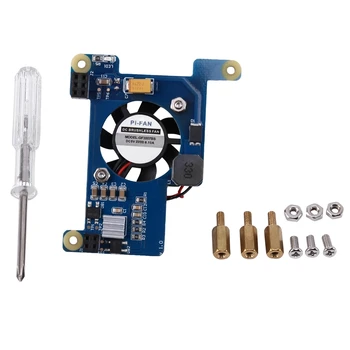 Suitable for Raspberry Pi 4B/3B+ Power over Ethernet (PoE) HAT Module with Cooling Fan for Raspberry Pi 4B/3B+
Suitable for Raspberry Pi 4B/3B+ Power over Ethernet (PoE) HAT Module with Cooling Fan for Raspberry Pi 4B/3B+