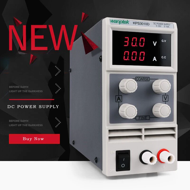 30v 10A 5A 3A Lab Switching Power Supply Adjustable Laboratory Source 3010D Unit Voltage Regulator 220 v 110V For Phone Repair
30v 10A 5A 3A Lab Switching Power Supply Adjustable Laboratory Source 3010D Unit Voltage Regulator 220 v 110V For Phone Repair