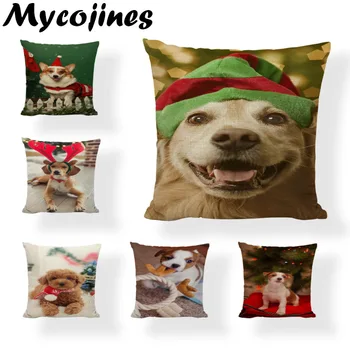 Best Seller Cute Dog Christmas Pillowcase Christmas Stocking Christmas Hat Sofa Bedroom Gift Home Decoration Cushion Cover
Best Seller Cute Dog Christmas Pillowcase Christmas Stocking Christmas Hat Sofa Bedroom Gift Home Decoration Cushion Cover