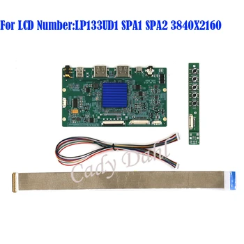 HDMI DP Audio LCD Driver Controller Board Module For 13.3" LP133UD1 SPA1 4K 3840x2160 4 Lanes UHD 40Pins EDP LCD Panel Matrix
HDMI DP Audio LCD Driver Controller Board Module For 13.3" LP133UD1 SPA1 4K 3840x2160 4 Lanes UHD 40Pins EDP LCD Panel Matrix