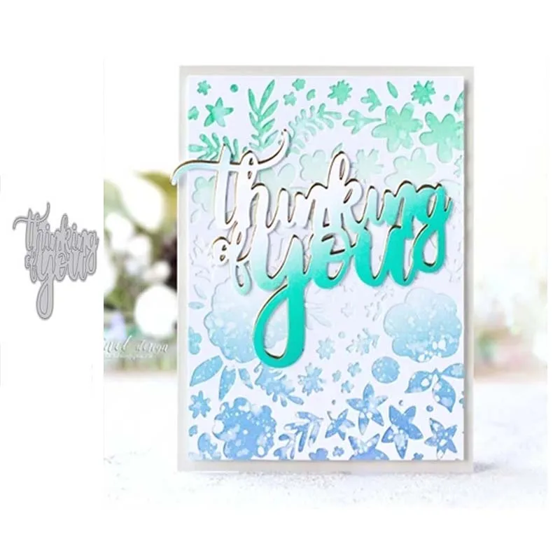 JC Thinking of You Metal Cutting Dies DIY for Scrapbooking Die Cut Card Make Shape Stencil Craft Mold Mould Model Decor Template
JC Thinking of You Metal Cutting Dies DIY for Scrapbooking Die Cut Card Make Shape Stencil Craft Mold Mould Model Decor Template