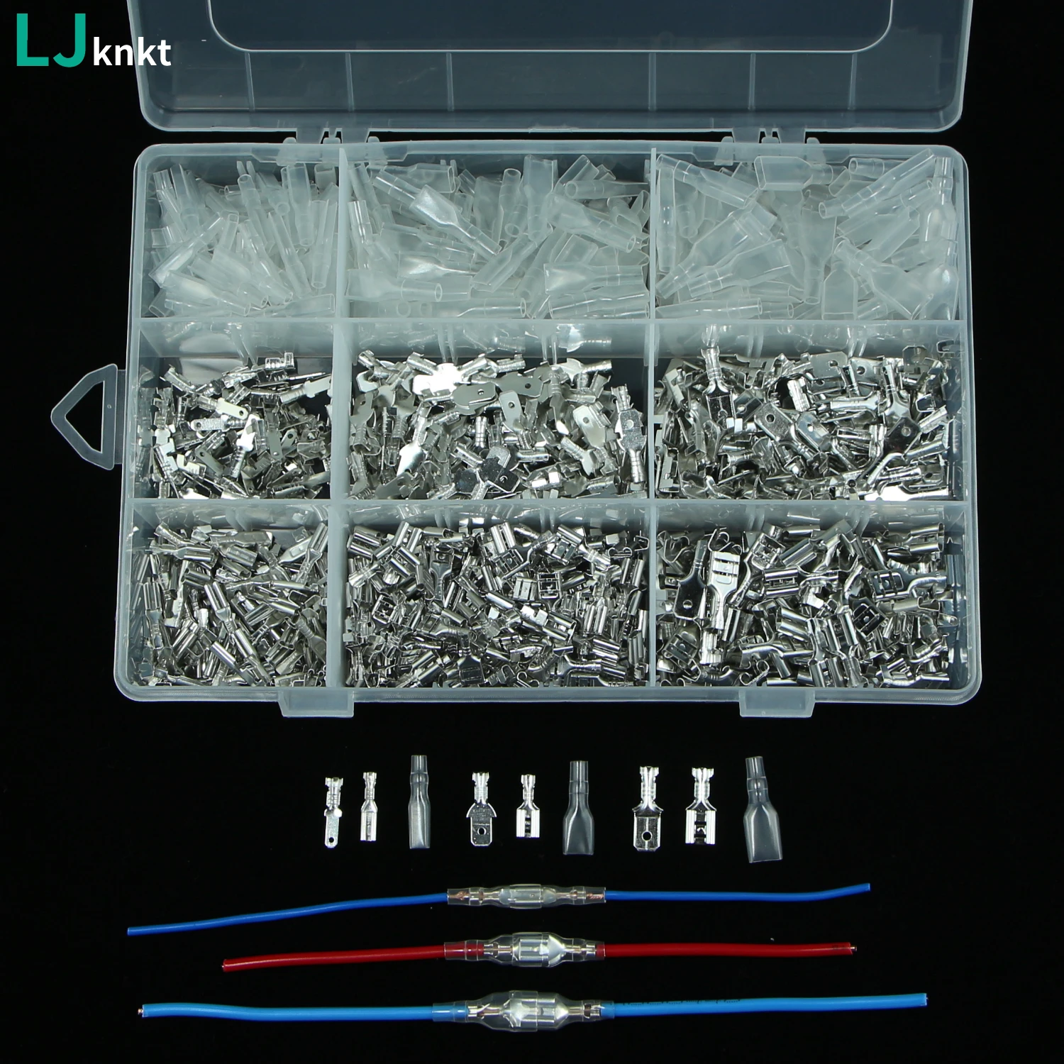 900/450/300X Assortment Car Auto Motorcycle Terminals Male & Female Wire CrimpTerminal Spade Connectors Kit 2.8MM/4.8MM/6.3MM
900/450/300X Assortment Car Auto Motorcycle Terminals Male & Female Wire CrimpTerminal Spade Connectors Kit 2.8MM/4.8MM/6.3MM