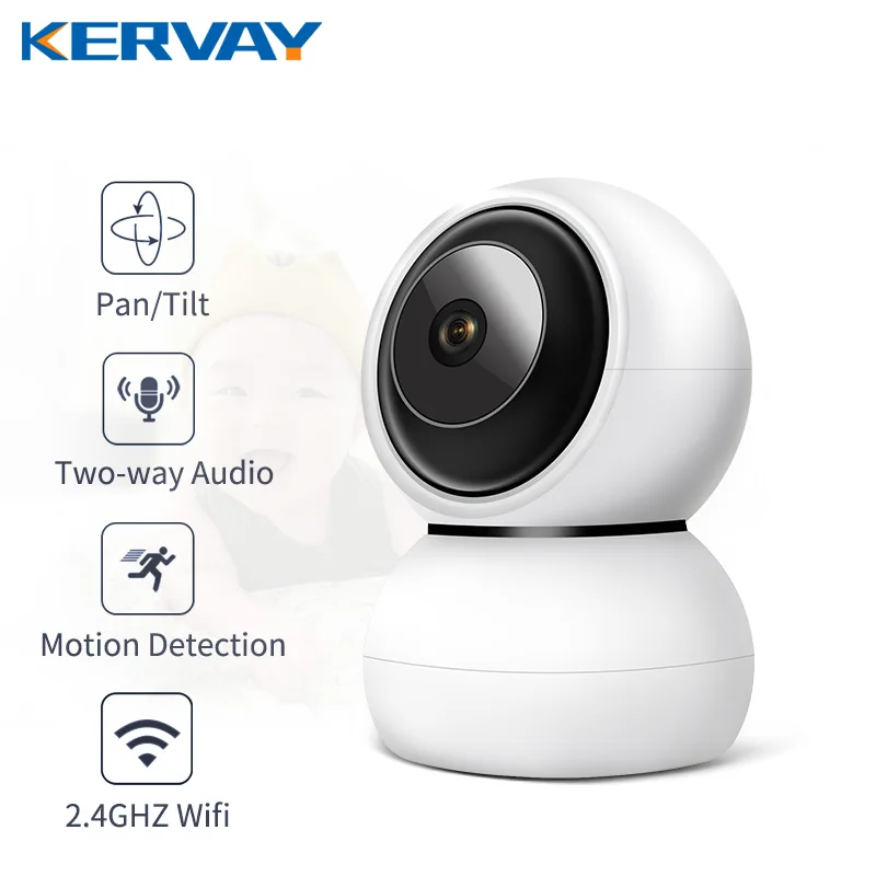HD1080P IP Камера PTZ камера безопасности WiFi Беспроводная CCTV мини наблюдения Крытый ИК