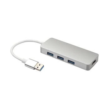 4 in 1 USB3.0 Hub 3 Port External USB 3.0 HD Adapter Tablet PC Computer Phone High Speed Sync Data Transfer Splitter
4 in 1 USB3.0 Hub 3 Port External USB 3.0 HD Adapter Tablet PC Computer Phone High Speed Sync Data Transfer Splitter