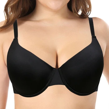 Women's Smooth Seamless T-shirt Bra 3/4 Cup Deep V Underwire Lightly Lined Push Up Bra Lingerie for Woman 34 36 38 40 42 C D E F
Women's Smooth Seamless T-shirt Bra 3/4 Cup Deep V Underwire Lightly Lined Push Up Bra Lingerie for Woman 34 36 38 40 42 C D E F