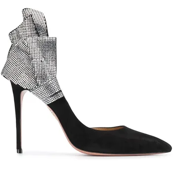 New Fashion Elegant Rhinestone Butterfly Knot High Heels Women's Pointed Toe Stilettos Party Wedding Stage Pumps Genuine Leather
New Fashion Elegant Rhinestone Butterfly Knot High Heels Women's Pointed Toe Stilettos Party Wedding Stage Pumps Genuine Leather