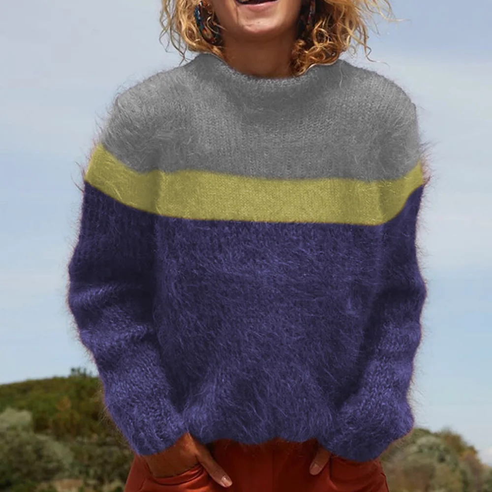 Women Christmas Sweater Computer Knitted Casual Patchwork Cute Winter Sweaters and Pullovers Turtleneck Plus Size
Women Christmas Sweater Computer Knitted Casual Patchwork Cute Winter Sweaters and Pullovers Turtleneck Plus Size