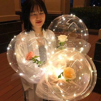 Luminous LED Decorative Balloon Transparent Rose Balloons Wedding Birthday Party Decorations
Luminous LED Decorative Balloon Transparent Rose Balloons Wedding Birthday Party Decorations