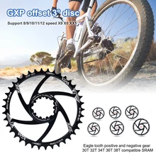 Offset 3MM Bicycle Chainwheel 34T 36T 38T 40T Narrow Wide Bicycle Chainring GXP XX1 X9 XO X01 CNC AL7075 Crankset Bicycle Parts
Offset 3MM Bicycle Chainwheel 34T 36T 38T 40T Narrow Wide Bicycle Chainring GXP XX1 X9 XO X01 CNC AL7075 Crankset Bicycle Parts