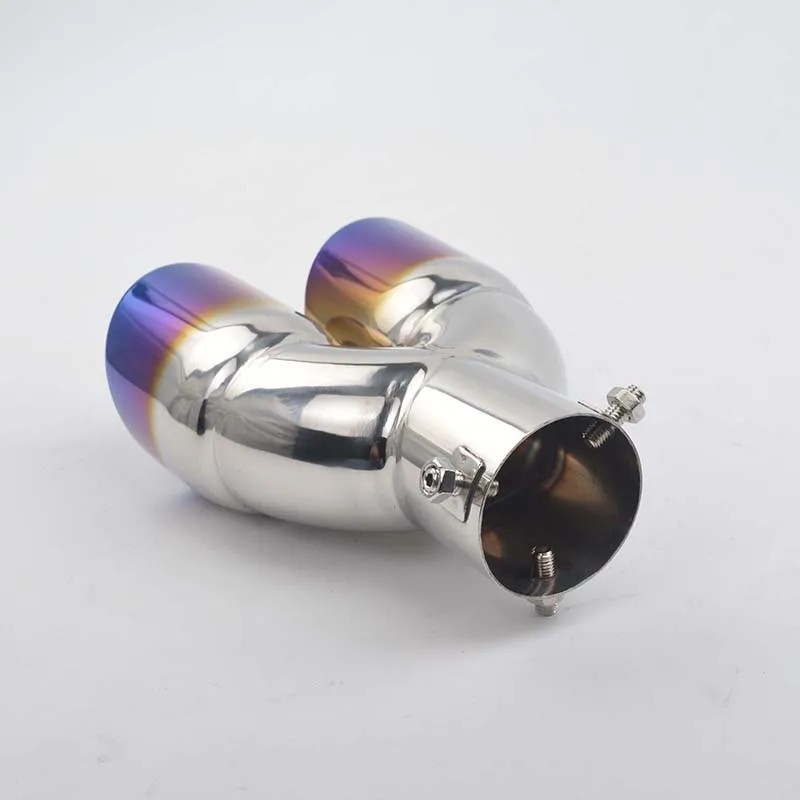 Universal 1x 63mm Chrome Stainless Steel Car Rear Dual Exhaust Pipe Tail Muffler
Universal 1x 63mm Chrome Stainless Steel Car Rear Dual Exhaust Pipe Tail Muffler