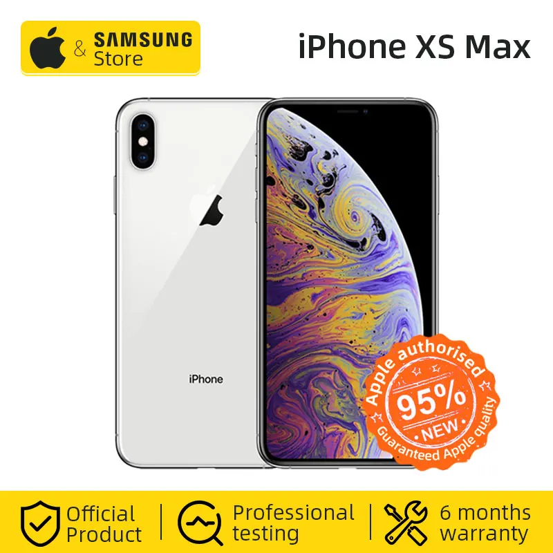 Unlocked Original Apple iPhone XS Max 64GB 6.5-inch Super Retina Display Lte IOS Smartphone (Used 95% New) | Мобильные телефоны и