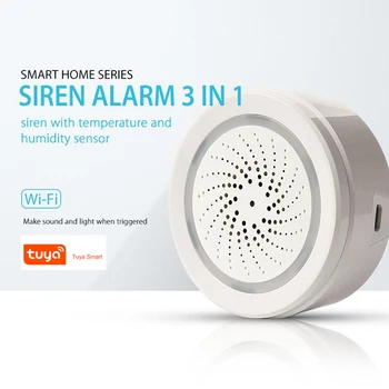 Smart Wifi Intelligent Siren Sound Alarm Temperature Humidity Smart Sensor APP/Voice Control Smart Home Wireless Secure System
Smart Wifi Intelligent Siren Sound Alarm Temperature Humidity Smart Sensor APP/Voice Control Smart Home Wireless Secure System