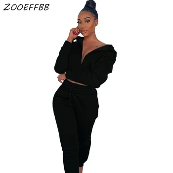 ZKYZWX Thick Fall Winter Outfits Two Piece Set Crop Hoodies Top and Pants Sweat Suits 2 Piece Matching Sets Tracksuit Women
ZKYZWX Thick Fall Winter Outfits Two Piece Set Crop Hoodies Top and Pants Sweat Suits 2 Piece Matching Sets Tracksuit Women