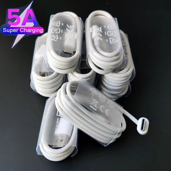 10PCS/Lot 5A Supercharge Fast Charging Type C Cable For Samsung S10 S9 USB C Cord Huawei P30 P20 P10 Charger Type C Phone Cable
10PCS/Lot 5A Supercharge Fast Charging Type C Cable For Samsung S10 S9 USB C Cord Huawei P30 P20 P10 Charger Type C Phone Cable