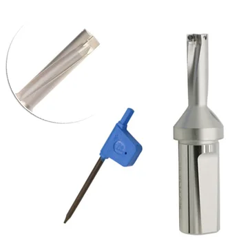 1*Drill Bit 1*Wrench 15.5-C25-4D U Drill Bit Indexable 15.5mm C25-4D -15.5 FOR SPMG050204 Inserts durable
1*Drill Bit 1*Wrench 15.5-C25-4D U Drill Bit Indexable 15.5mm C25-4D -15.5 FOR SPMG050204 Inserts durable