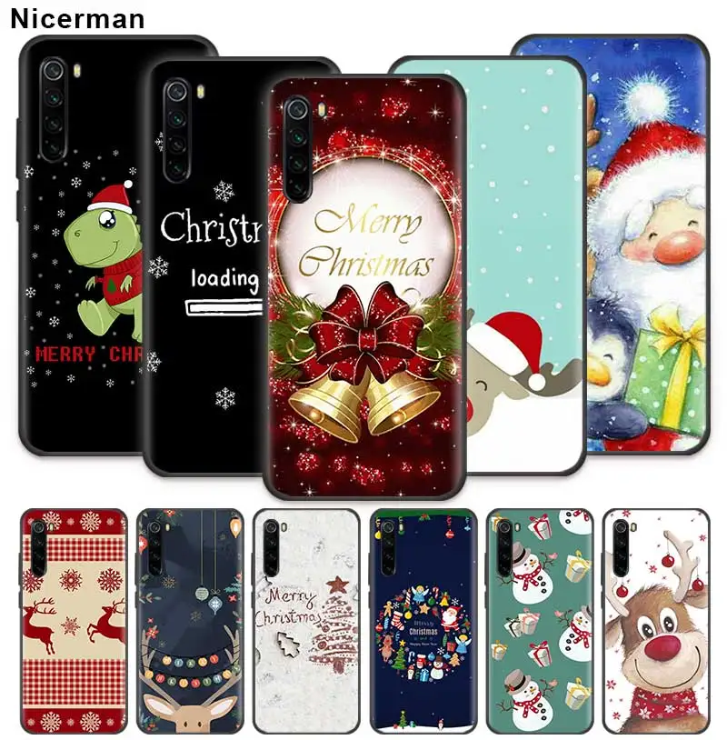 Merry Chrismas Case for Xiaomi Redmi Note 7 8 K20 Pro 7S 6 6A 7A Y3 S2 5 Plus Black Silicone Phone Abdeckungen Cover Coque Shell
Merry Chrismas Case for Xiaomi Redmi Note 7 8 K20 Pro 7S 6 6A 7A Y3 S2 5 Plus Black Silicone Phone Abdeckungen Cover Coque Shell