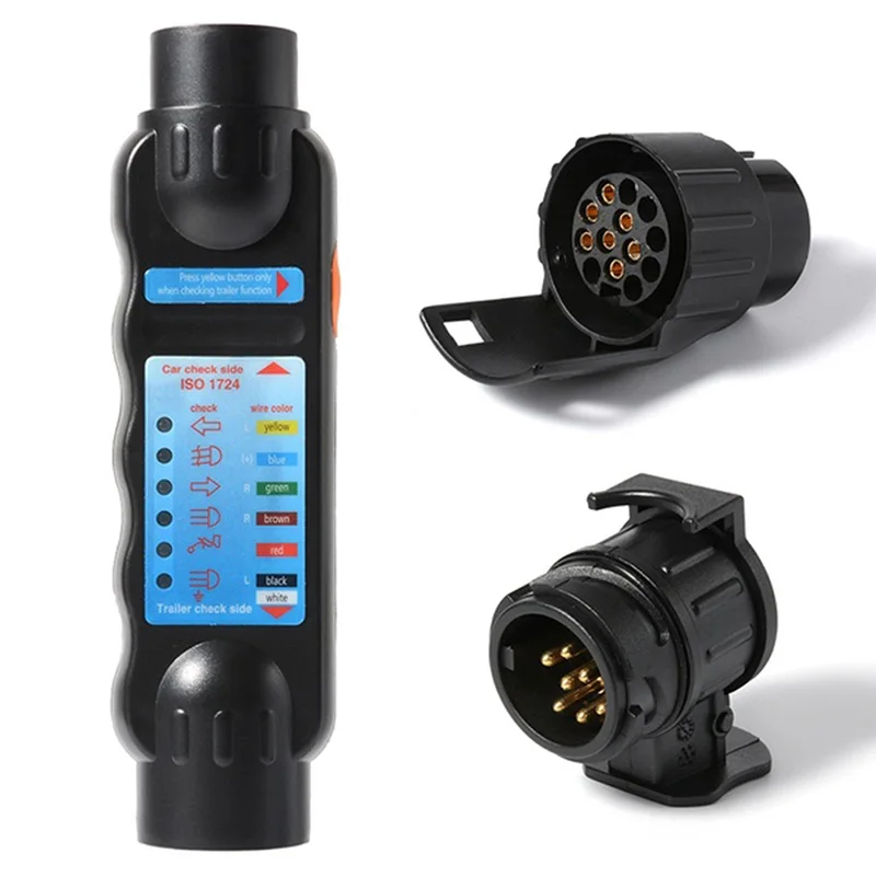 Mainly Durable Socket Tester Wiring Circuit Light Test Tool 12V 7-Pin Car Truck Trailer Plug
Mainly Durable Socket Tester Wiring Circuit Light Test Tool 12V 7-Pin Car Truck Trailer Plug