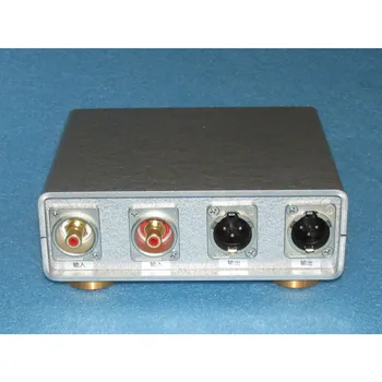 Vinyl MC cartridge 20 times permalloy step-up transformer, balanced output, wide frequency response suitable for less than 100Ω
Vinyl MC cartridge 20 times permalloy step-up transformer, balanced output, wide frequency response suitable for less than 100Ω