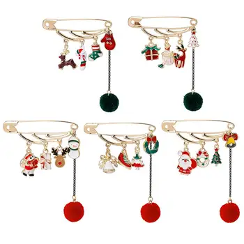 5pcs Fashionable Tassel Brooch Costume Accessories Xmas Brooch Alloy Brooch
5pcs Fashionable Tassel Brooch Costume Accessories Xmas Brooch Alloy Brooch