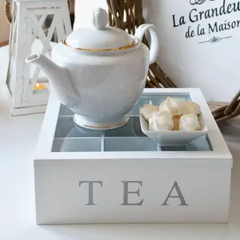 Wooden Tea Box 9-Compartment Organizer Storage Case High Quality Tea Coffee Dried Flowers Protect Storage Boxes Organizer
Wooden Tea Box 9-Compartment Organizer Storage Case High Quality Tea Coffee Dried Flowers Protect Storage Boxes Organizer