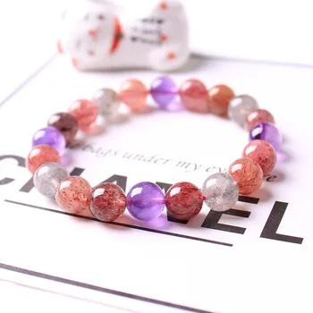 Natural gemstone super seven aurora 23 crystal bracelet, natural stone bead energy bracelet, chakra jewelry for men and women
Natural gemstone super seven aurora 23 crystal bracelet, natural stone bead energy bracelet, chakra jewelry for men and women