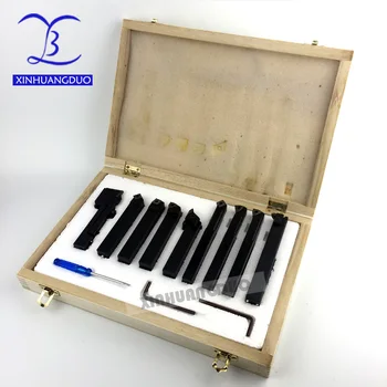 16mm 9pcs indexable carbide turnnig tools lathe lathe cutting tools set with inserts for mini lathes in Russia
16mm 9pcs indexable carbide turnnig tools lathe lathe cutting tools set with inserts for mini lathes in Russia