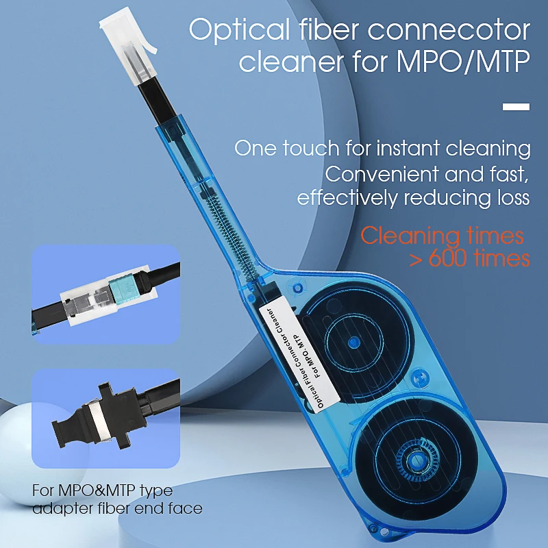 Fiber Optic Cleaner for MPO/MTPConnectors fiber cleaning pen Fiber cleaning tool Optical MPO Connector Cleaner
Fiber Optic Cleaner for MPO/MTPConnectors fiber cleaning pen Fiber cleaning tool Optical MPO Connector Cleaner
