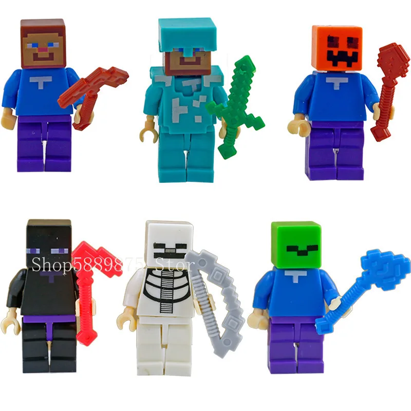 New Minecraft Steve Creative Peripheral Game Model Toy Movable Doll Toy Assembled Building Block Ornaments Birthday Gift
New Minecraft Steve Creative Peripheral Game Model Toy Movable Doll Toy Assembled Building Block Ornaments Birthday Gift