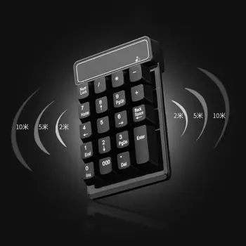 2.4GHz Mini USB Wireless Numeric Keypad 19 Keys Number Pad Numpad Receiver for Windows XP/7/8 Laptop PC Computer Accessories
2.4GHz Mini USB Wireless Numeric Keypad 19 Keys Number Pad Numpad Receiver for Windows XP/7/8 Laptop PC Computer Accessories