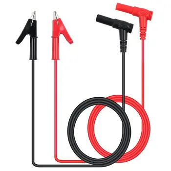 NEW-Pair Banana Plug to Alligator Clip Test Lead Crocodile Clip Lab Test Cable with Banana Plug Heavy Duty 1M Long for Multimete 
NEW-Pair Banana Plug to Alligator Clip Test Lead Crocodile Clip Lab Test Cable with Banana Plug Heavy Duty 1M Long for Multimete
