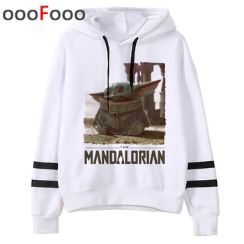 

2020 The Mandalorian New Movie Funny Cartoon Hoodies Men Kawaii Baby Yoda Star Wars Sweatshirt Hip Hop Streetwear Hoody Male