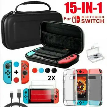 15pcs/set For Nintendo Host Protection Package Switc Ns Storage Bag Set Crystal Shell Protective Shell Accessories
15pcs/set For Nintendo Host Protection Package Switc Ns Storage Bag Set Crystal Shell Protective Shell Accessories