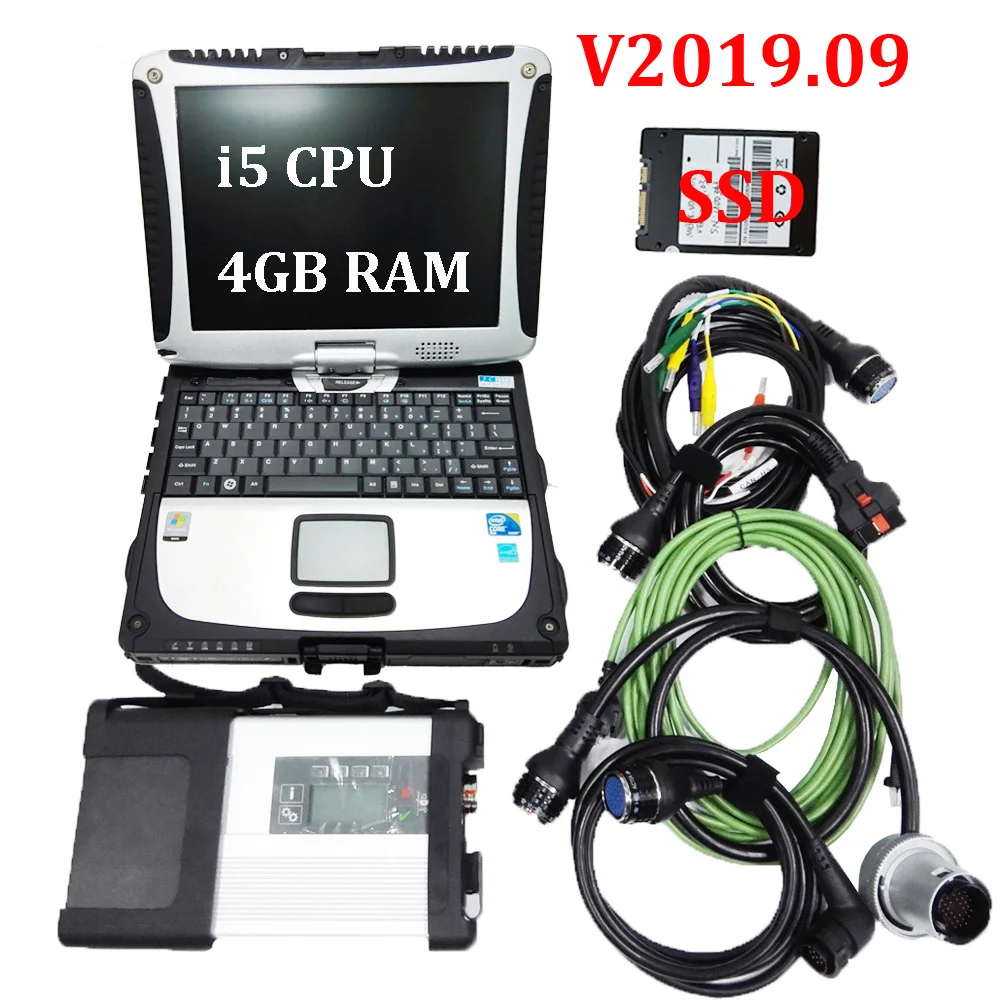 Super MB Star C5 SD Connect Newest V2019.07 Software SSD Laptop CF19 i5CPU 4GB Star C5 Diagnosis Car Diagnostic Tool
Super MB Star C5 SD Connect Newest V2019.07 Software SSD Laptop CF19 i5CPU 4GB Star C5 Diagnosis Car Diagnostic Tool