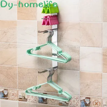 Four-layer Stainless Steel Hanger Storage Organizer Bathroom Hook Essential Artifact Storage Non-marking Sticky Hook
Four-layer Stainless Steel Hanger Storage Organizer Bathroom Hook Essential Artifact Storage Non-marking Sticky Hook