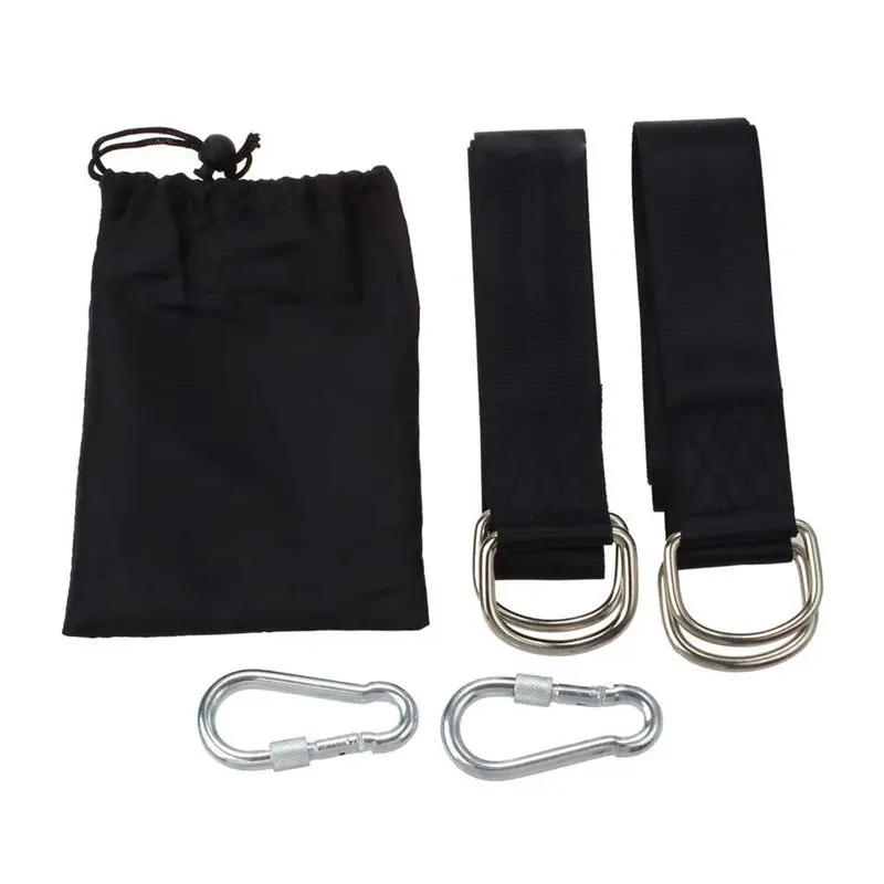 Tree Swing Hanging Kit, Two 59 inch Tree Straps with Safer Lock Snap Carabiner Hooks, Perfect for Tree Swing & Hammocks & Disc S
Tree Swing Hanging Kit, Two 59 inch Tree Straps with Safer Lock Snap Carabiner Hooks, Perfect for Tree Swing & Hammocks & Disc S