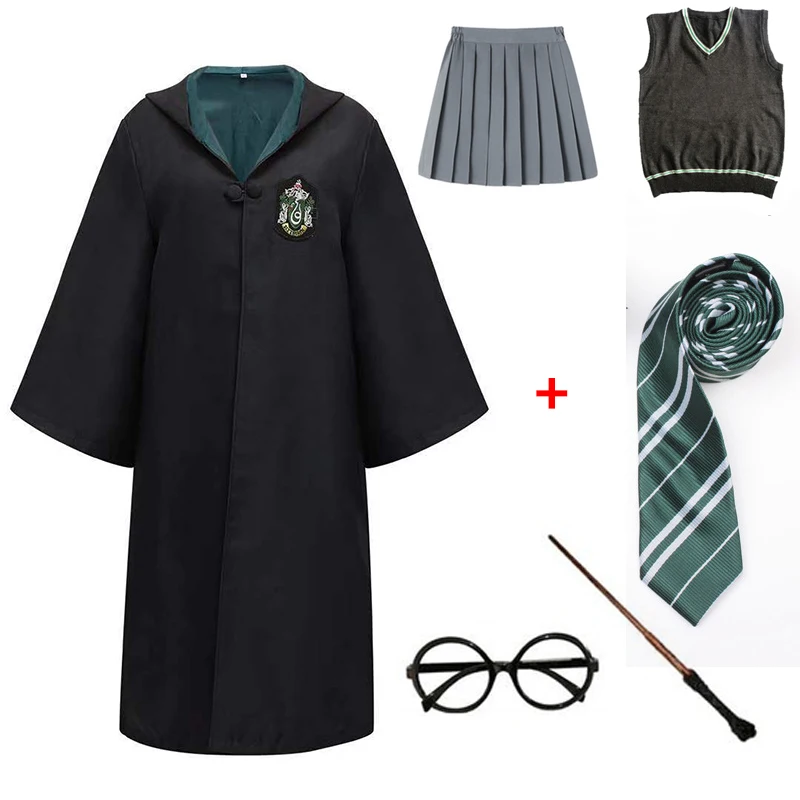 Adult Kids Cloak Cosplay Potter Costumes Shirt Magic Kids Adult Robe Potter Costume Hermione School Uniform Gifts Halloween
Adult Kids Cloak Cosplay Potter Costumes Shirt Magic Kids Adult Robe Potter Costume Hermione School Uniform Gifts Halloween