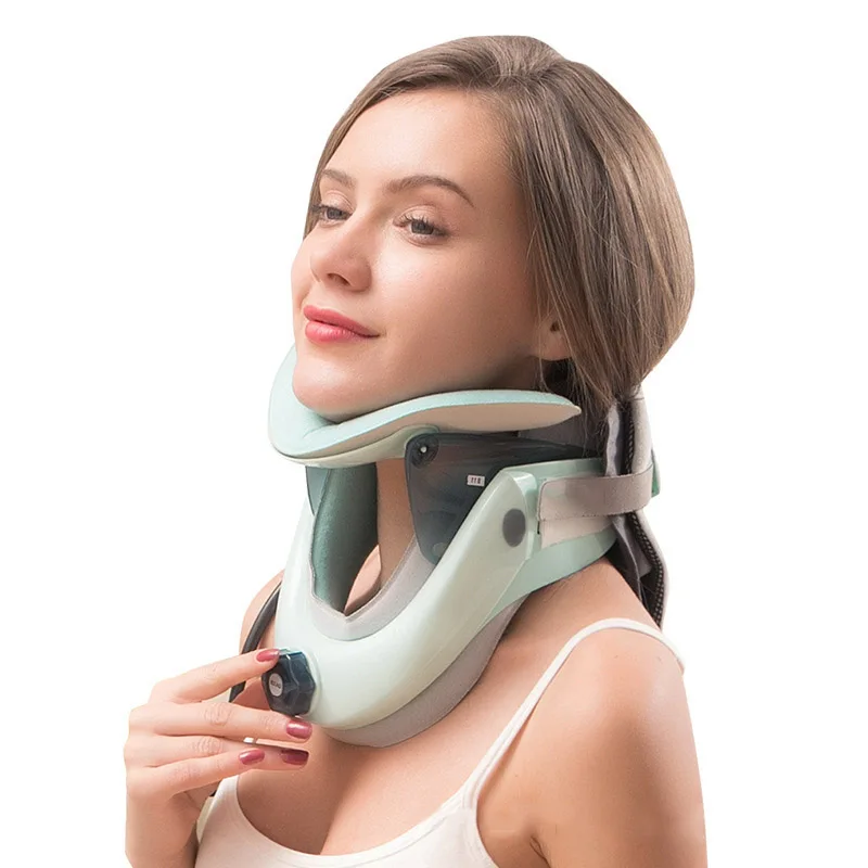 Cervical Traction Stretch Device Neck Brace Hot Compress Inflatable Health Care Tool Head Fixation Cervical Corrector Physiother
Cervical Traction Stretch Device Neck Brace Hot Compress Inflatable Health Care Tool Head Fixation Cervical Corrector Physiother