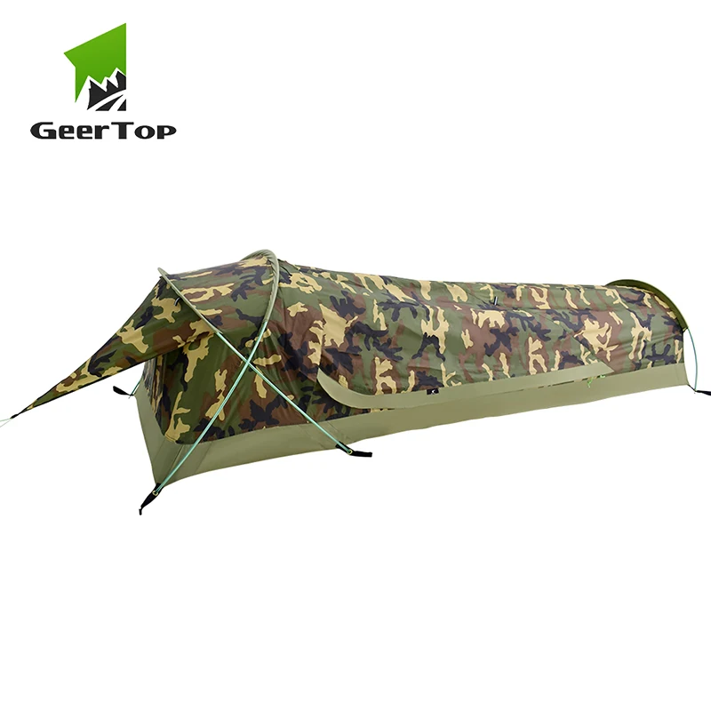 GeerTop BivyII Ultralight One Person 3 Season Camping Tent with Mosquito Net Waterproof Easy Set Up Hiking Tents Tourist Awning
GeerTop BivyII Ultralight One Person 3 Season Camping Tent with Mosquito Net Waterproof Easy Set Up Hiking Tents Tourist Awning