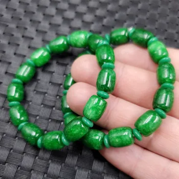 Customized Natural Green Jade Emerald Beads elastic Bracelet Bangle Jewellery Fashion Accessories DIY Woman Luck Amulet
Customized Natural Green Jade Emerald Beads elastic Bracelet Bangle Jewellery Fashion Accessories DIY Woman Luck Amulet