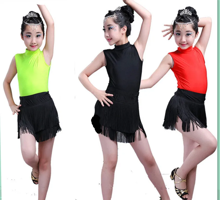 Spring And Summer New Style Children Latin Exercise Clothing Dance Dress Girls Dance Game Grading Test Tassels Costume Summer Sh
Spring And Summer New Style Children Latin Exercise Clothing Dance Dress Girls Dance Game Grading Test Tassels Costume Summer Sh