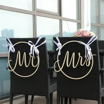2pcs Romantic Wedding Chair Decoration Mr Mrs Wooden Chair Sign Flags Hollow Round Chair Flag Valentine Wedding Party Decoration
2pcs Romantic Wedding Chair Decoration Mr Mrs Wooden Chair Sign Flags Hollow Round Chair Flag Valentine Wedding Party Decoration