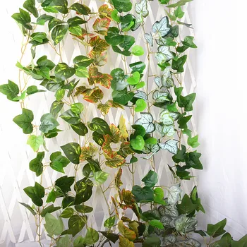 1 Pcs Green Flower Vine Sweet Potato Vine Green Leaf Vine Artificial Flower Air Conditioning Loft Fence Winding Green Leaf
1 Pcs Green Flower Vine Sweet Potato Vine Green Leaf Vine Artificial Flower Air Conditioning Loft Fence Winding Green Leaf